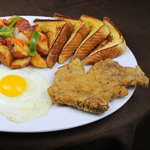 #9 Pork Chop Combo.
