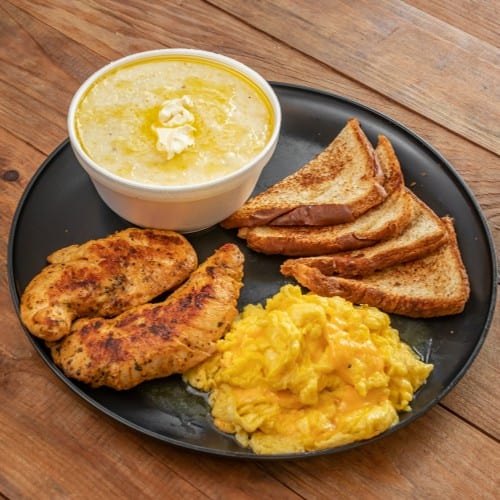 #8 GRILLED CHICKEN COMBO.