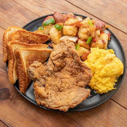 #9 PORK CHOP COMBO.