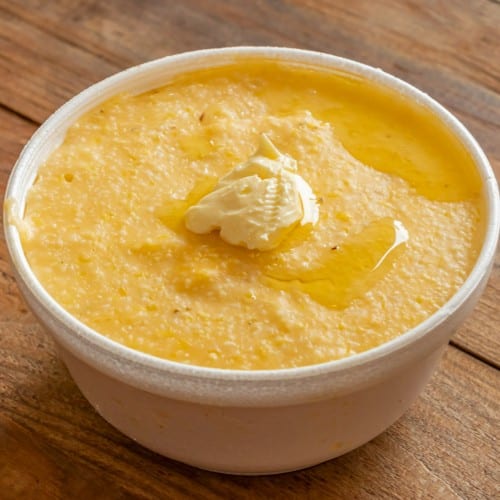 Large Cheese Grits.