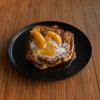 PEACHES & CREAM FRENCH TOAST