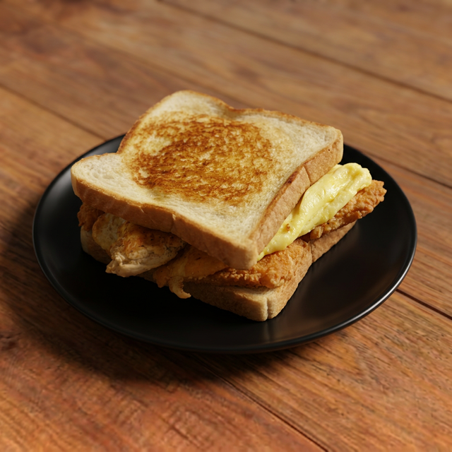 Chicken Patty Melt Sandwich.