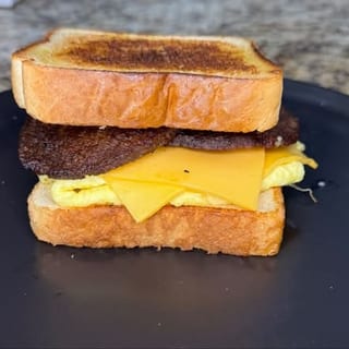 TURKEY SAUSAGE, EGG AND CHEESE SANDWICH