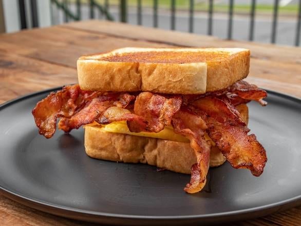 Turkey Bacon Egg/ Cheese Sandwich.